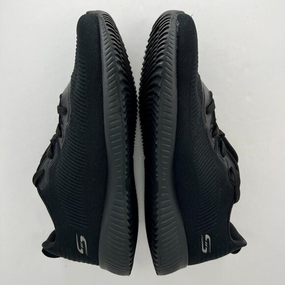 Skechers Bobs Womens 32504W Black Squad Tough Talk Lace Up Size 9 Walking Shoes - Picture 7 of 9